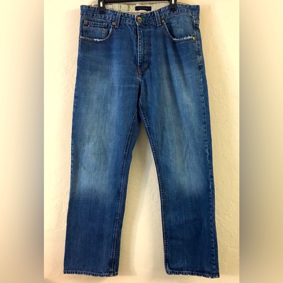 Tommy Hilfiger Other - Vintage Tommy Hilfiger Straight Leg Jeans 36W X 32L Blue 100% Cotton Casual 90’s